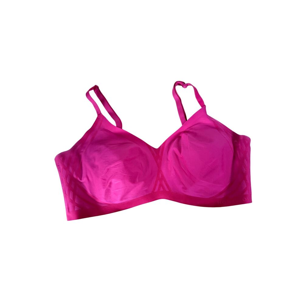 Honeylove hot pink seamless wireless bra